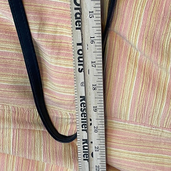 Brighton Black Leather Embossed Crossbody Purse - Picture 11 of 11